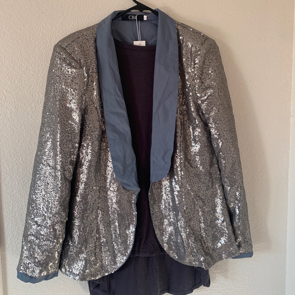 CBR Silver Sequin Blazer